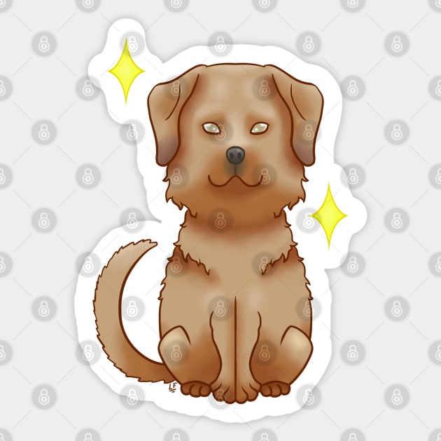 Sedge chesapeake bay retriever Sticker by LemonFur